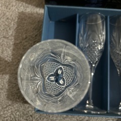 BOUQET クリスタルガラス　シャンパングラスの画像