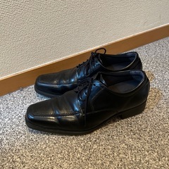 革靴　黒 レザー ビジネスシューズ　スーツの画像