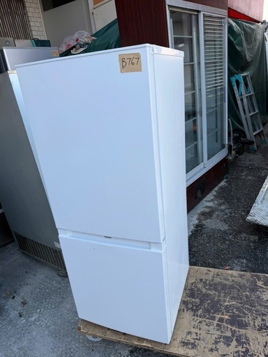 NO B767?福岡市内配送設置無料✨?ハイアール 140L 2ドア ファン式 冷蔵庫 JR-NF140N-W 2023年
