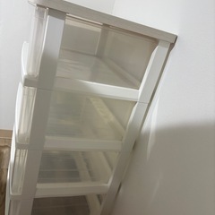 ４段収納ボックス＋３段ワゴン【横浜市南区❗️】の画像