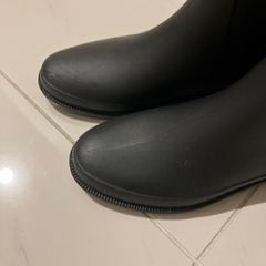 一度使用 レインブーツ 24cm〜24.5cm 黒の画像