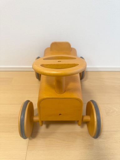 無印良品 木製 車のおもちゃ 四輪車  玩具