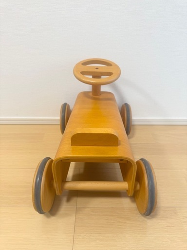 無印良品 木製 車のおもちゃ 四輪車  玩具