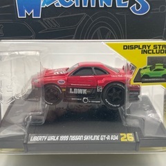 【ミニカー】LBWK 1999 ニッサン スカイライン GT-R R34 レッド の画像