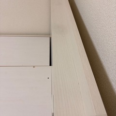 【シングルサイズのベッドフレーム＋マットレス セット】の画像