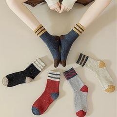 【新品未使用】婦人靴下5足セット⭐︎冬用⭐︎厚手⭐︎の画像