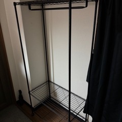 ハンガーラック　約80×170×44の画像