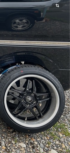 深リムホイール17インチ2本！10jプラス40？ (からし) 柏林台のタイヤ