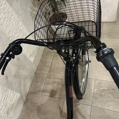 美品　ルピナス　ブラック　子供乗せ付き　6段ギア　の画像