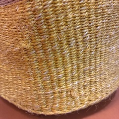 カゴバッグ　ツートンの画像