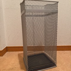 【2/7まで】シルバー メッシュ傘立ての画像