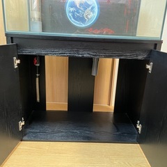 超透明ガラスの水槽と棚 900mmx450x450 koの画像
