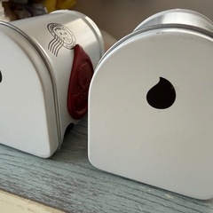 Panda シルバー缶 二重構造の画像