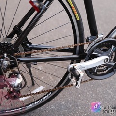 PRECISION 中古クロスバイク　オートライト付きの画像