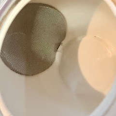 陶器製 急須（白×紫 グラデーション）の画像