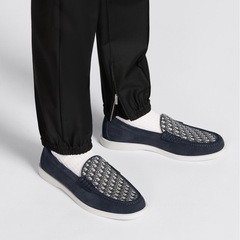 ディオール　DIOR  オブリーク柄デッキシューズの画像