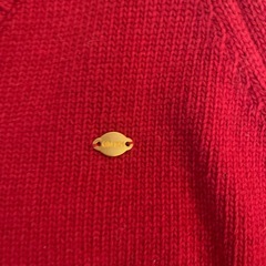 赤いセーターの画像