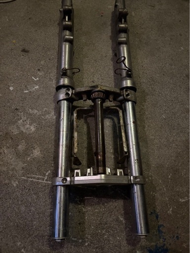 ゼファー750 フロントフォーク　ステムセット