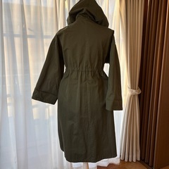 春向きコート　綿100 一枚仕立て　フリーサイズの画像