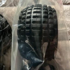 タミヤRCカーワイルドウィリー2用フロントタイヤセット/STロックバブルタイヤ！の画像