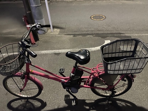 後輪タイヤ交換済み】電動アシスト自転車PanasonicLALA5 20インチ