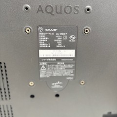 シャープ 26型 AQUOS LC-26DE7 ハイビジョン液晶テレビ 美品の画像