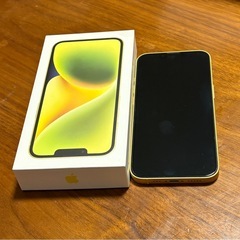 【美品】iPhone 14  128G   イエロー　simフリー　箱あり※お値引き不可の画像
