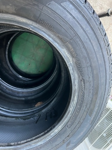 195/80R15 ノーマル　タイヤ、Yokohama