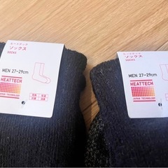 ヒートテック、ヒートテックソックス×2の画像