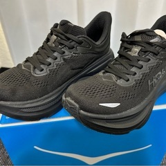 極美品〜HOKA ONE ONE ボンディ9 ブラック 25.5cmの画像
