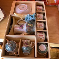 話し中ティーカップの画像