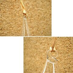 フラワーベース 2個セット ティアドロップ型 吊り下げタイプ ガラスベース 花瓶 札幌市 清田区 平岡の画像