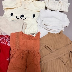 ベビー服 まとめ売り ロンパース ワンピース Tシャツ 7点セットの画像