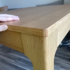 IKEA 伸縮式ダイニングテーブル　エーケダーレン　椅子二脚付　 の画像