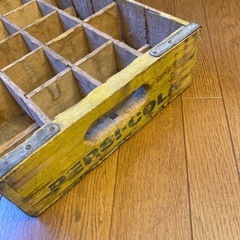 ビンテージ　ペプシコーラ　ボトル木箱の画像