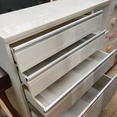 リユースマン倉敷、キッチンカウンターホワイト、キッチン収納の画像