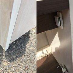 JM20714Y  ライティングデスク / 学習机 ・外寸 　幅：約90cm 高さ：約115cm 奥行：約61.5～29cm中古品【取りに来られる方限定】の画像