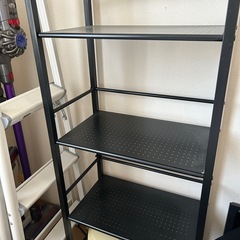 鉄の棚　本棚 出納棚　幅50cm✖️1800cmの画像