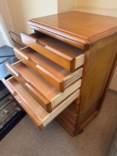 木製チェスト9段(ﾟ∀ﾟ) (リサイクル JAP) 櫟本の収納家具《収納ケース