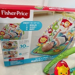 フィッシャープライス　レインフォレスト　指遊びミュージカルジム　ベビージムの画像