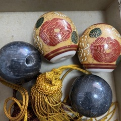 九谷焼など風鎮4種の画像