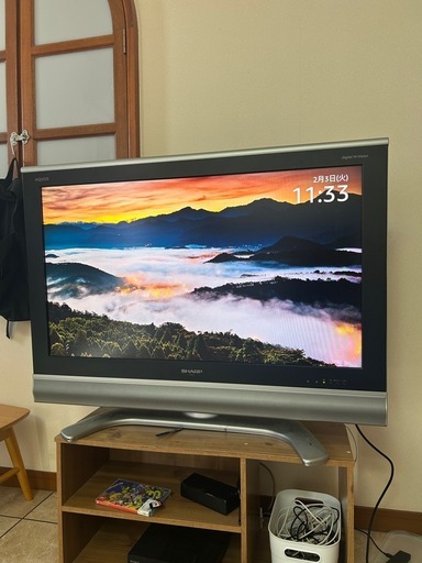SHARP TV37インチ (ひだか) てだこ浦西のテレビの中古あげます・譲り