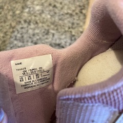 アシックス14㎝ピンクの画像