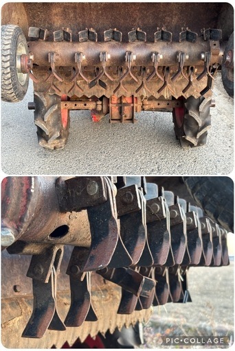 マメトラMH-750 ハンマーナイフモア 自走式 草刈機 三菱GM301L 最大10馬力エンジンの 草刈り機　茨城県常総市から引き取り