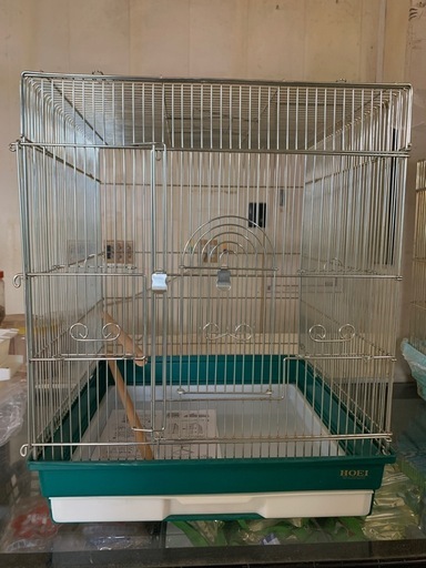 新古品★HOEI★ハートフルLL★鳥かごセキセイインコ・オカメインコ用