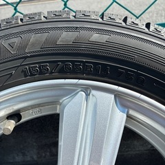 軽自動車スタッドレスタイヤホイールの画像