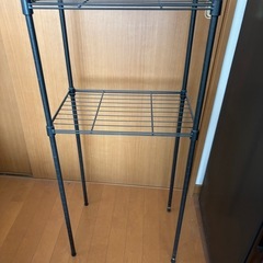 ※取引終了【0円／スチールラック(ブラック)】の画像