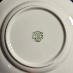 【NIKKO ニッコー】ダブルフェニックス ブドウ柄 金縁 皿9枚セットの画像