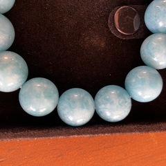 ラピスラズリ　クォーツブレスレットの画像