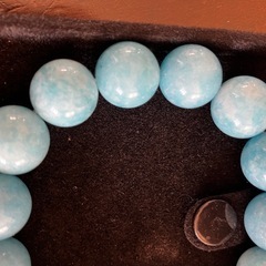 ラピスラズリ　クォーツブレスレットの画像